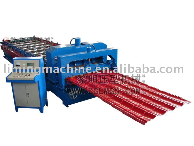 pre-painted glaed tile forming machine