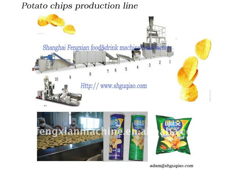 Pringles potato chips machine