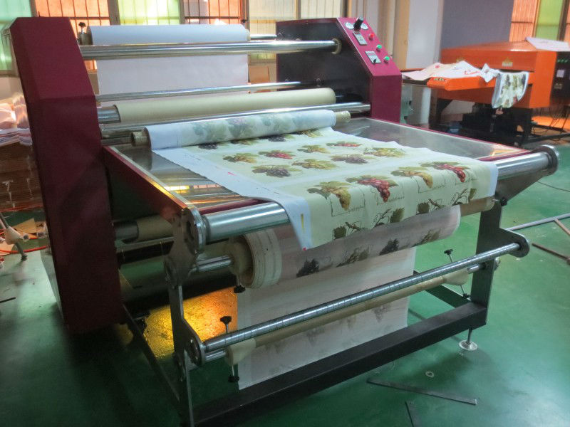 Print fabric roller sublimation heat press machine