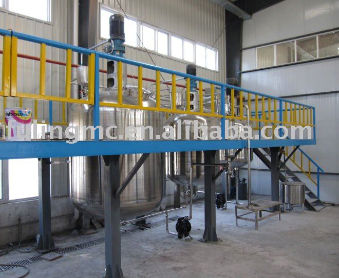 production line for paint and coating