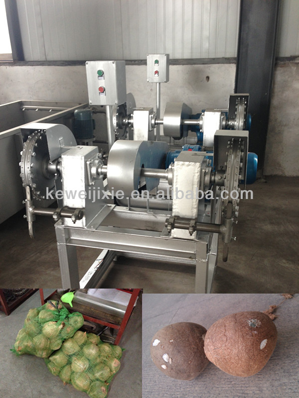 Professional and best quality coconut husking machine