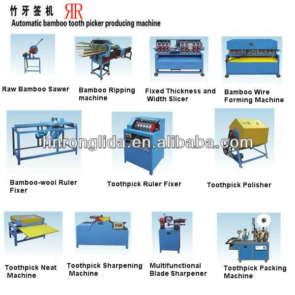 Professional bamboo toothpick making machine with best quality