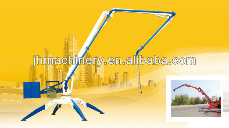 Professional Concrete Placing Machine HGY15 Mobile Hydraulic Concrete Boom For Sale