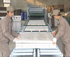 Professional gypsum board making machine