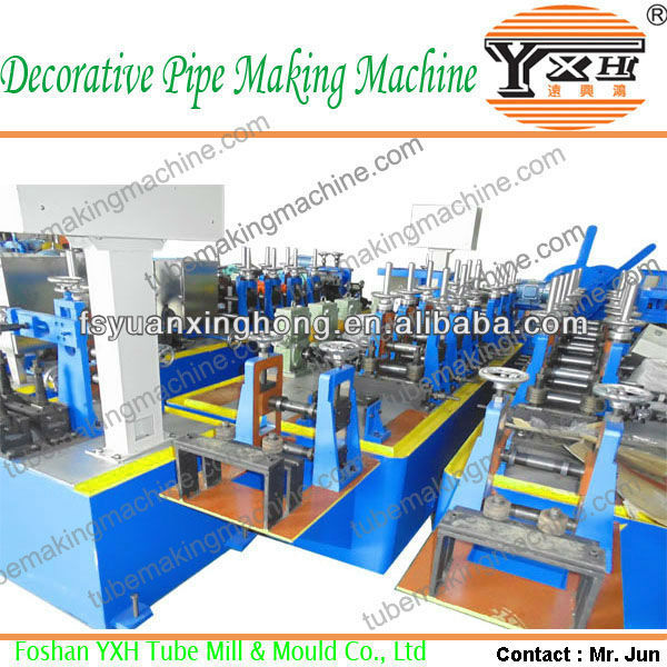 Professional Square/Round/Oval SS Tube Production Mill Line