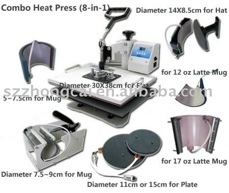 Professional supplier for digital comb heat press machine