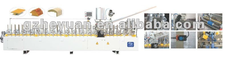 Profile wrapping machine for EVA PO