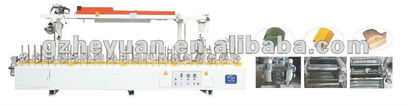 Profile wrapping machine for PU Pvac Glue