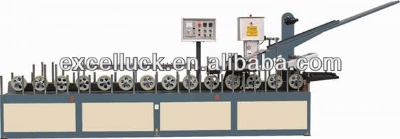 Profile wrapping machine for veneer