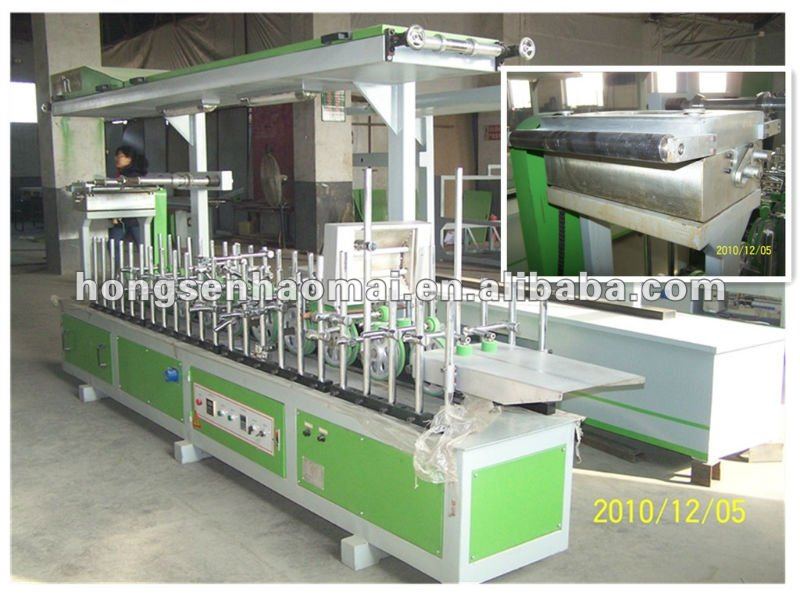 Profile wrapping machine(hot melt glue)