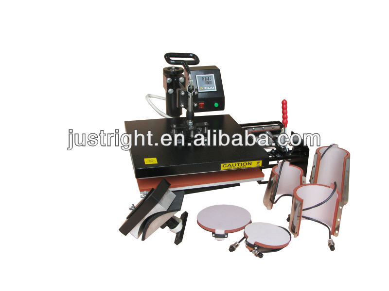 Promotion 8 in 1 Combo Thermal Transfer Printing Machine CE Approved