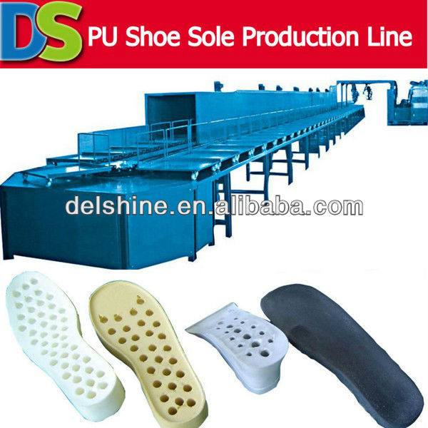 PU Shoe Sole PU Footwear Machine