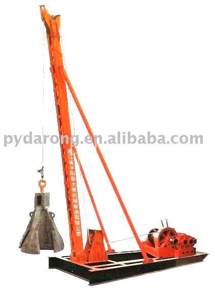 Punching Pile Driver For Boring Hole Of Bridge And Building