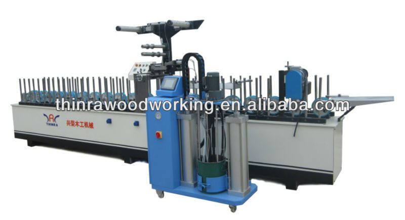 pur hot glue profile wrapping machine for wood veneer