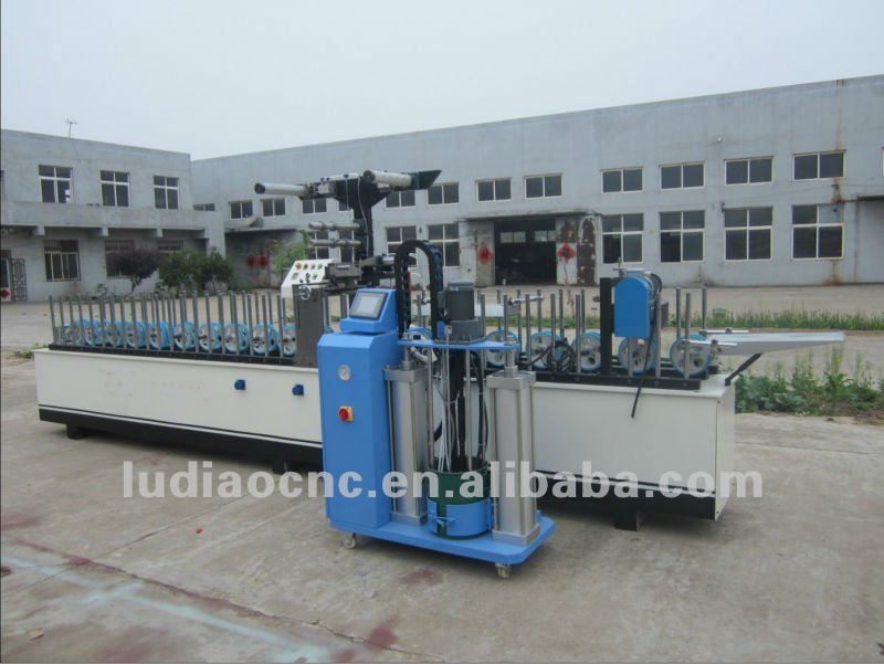 PUR Hot melt Profile wrapping machine / printing machine for profile edge banding