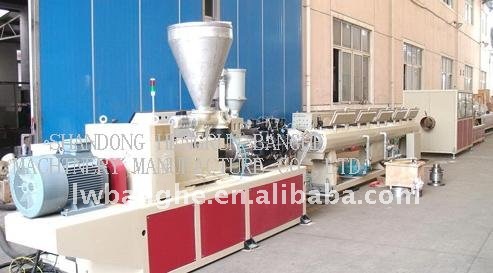 PVC(110-250) plastic pipe production line