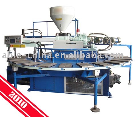 PVC air blowing sole injection moulding machine