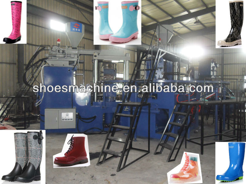 PVC Boot Machine HM-628-2C PVC Rain Boot Injection Moulding Machine