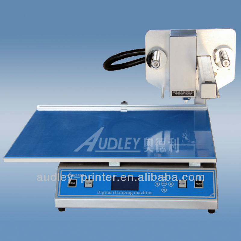 PVC card hot foil printer,plateless digital hot stamping machine,hot aluminum foil printer ADL-3050B+