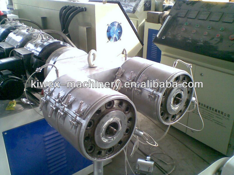 PVC double pipe extrusion line