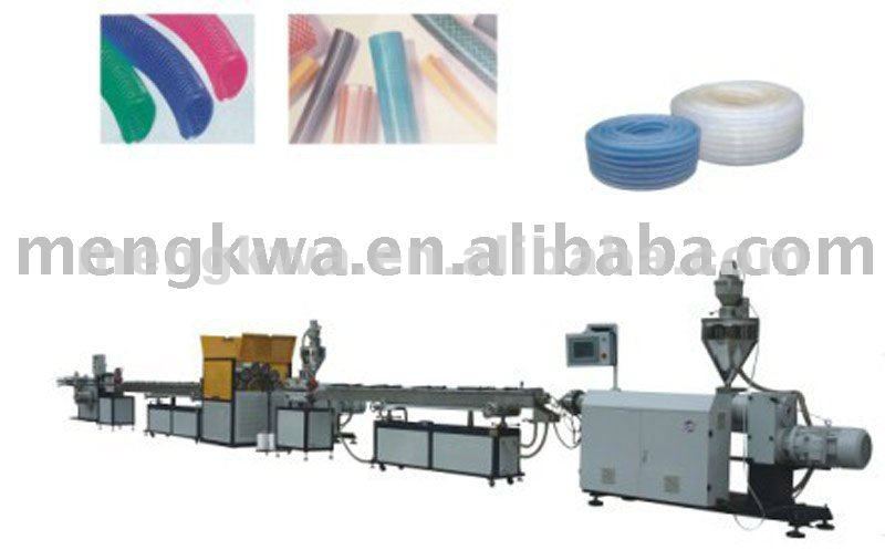 pvc fiber pipe reinforced hose production line