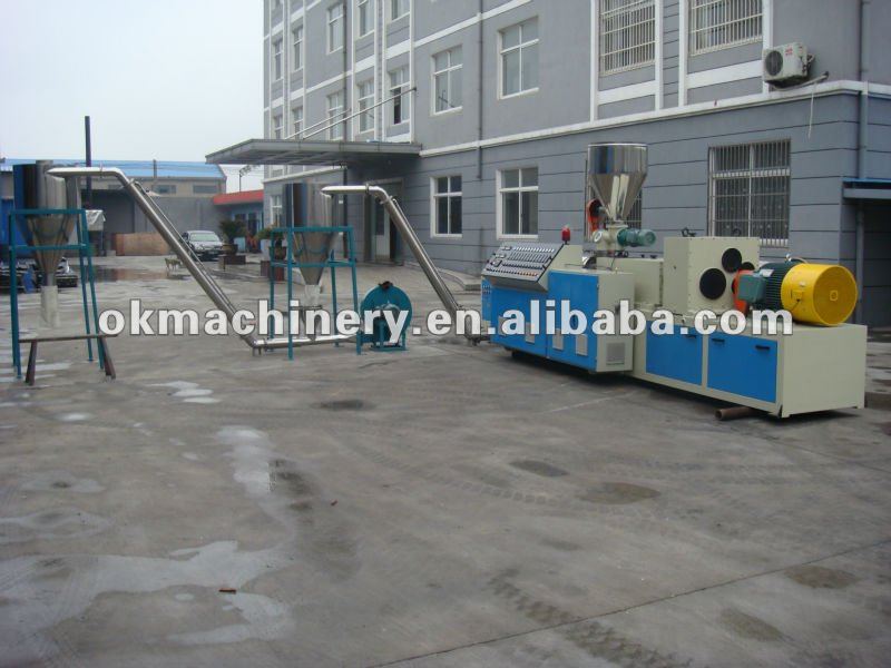 PVC granulating machine