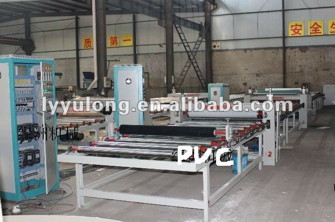 pvc gypsum board coating machine