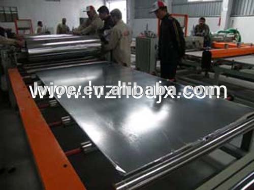 PVC laminated gypsum board machine