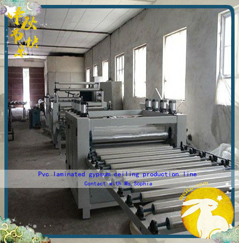 pvc laminated gypsum ceiling machine