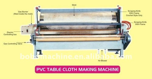 PVC / PE table cloth making machine