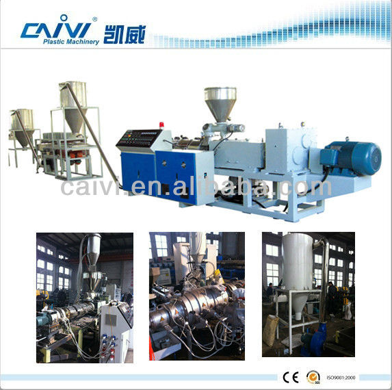 PVC pellet granulating line