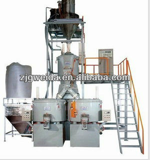 PVC pipe mixer with weighting system