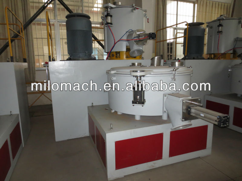 pvc powder/granules mixer machine unit