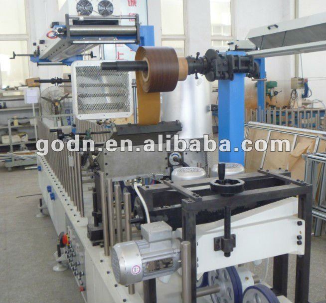 PVC profile wrapping machine