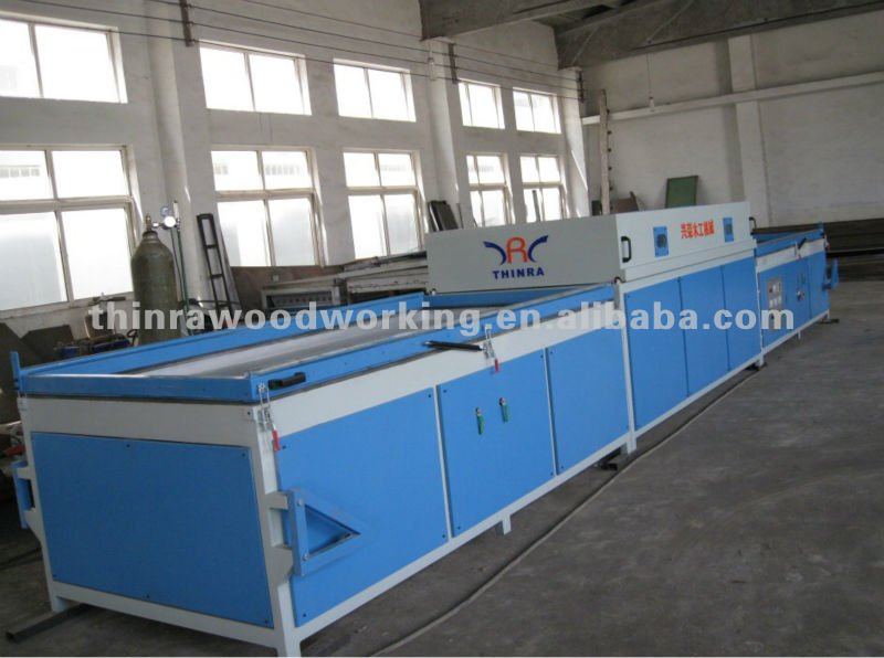 pvc vacuum sticking machine with two working tables