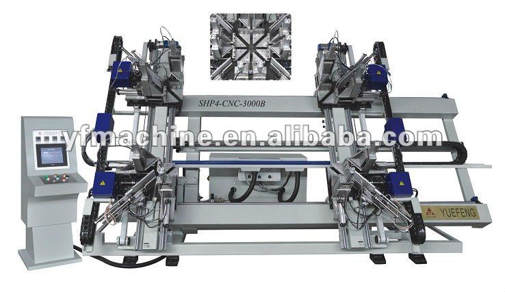 PVC window machine CNC Vertical Four-point Welding Machine