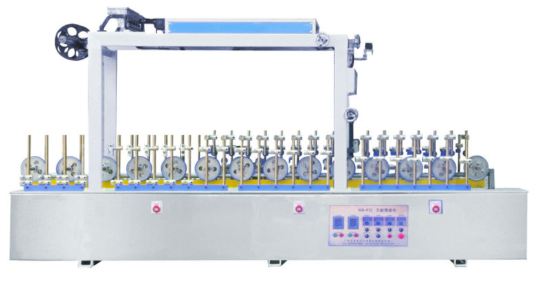 PVC wrapping machine with cold glue