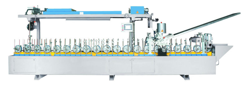 PVC wrapping machine with cold glue