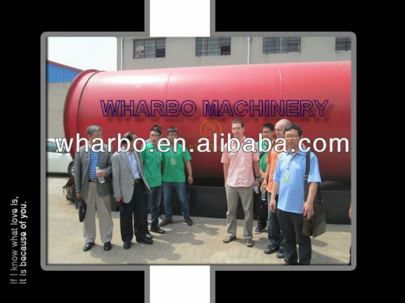 pyrolysis scrap plastic and tyre derive oil machine