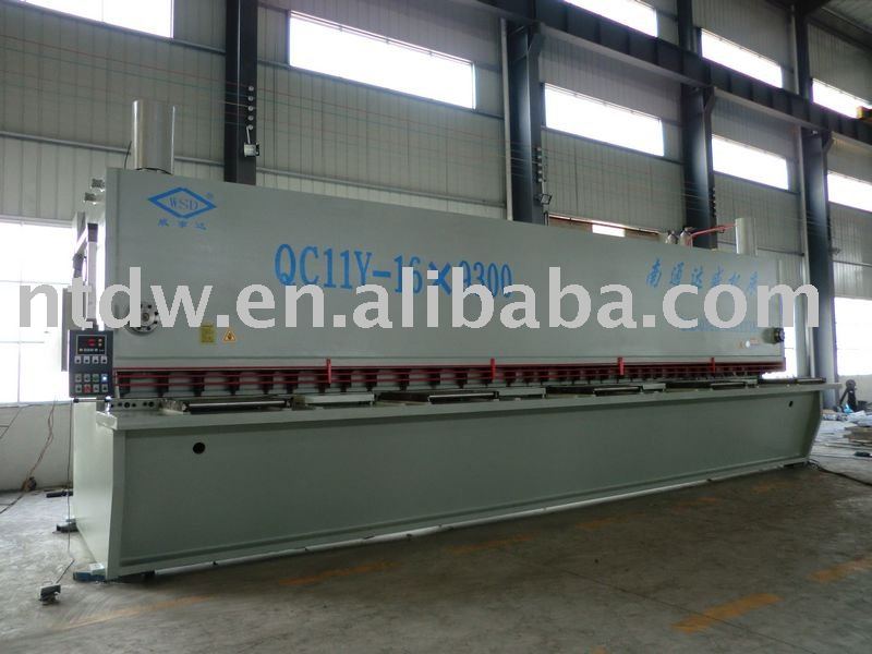 QC11Y-16X9300 Hydraulic guillotine shear exported to Singapore