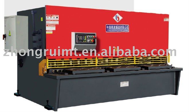 QC12Y series hydraulic pendulum plate digital display shearing machine