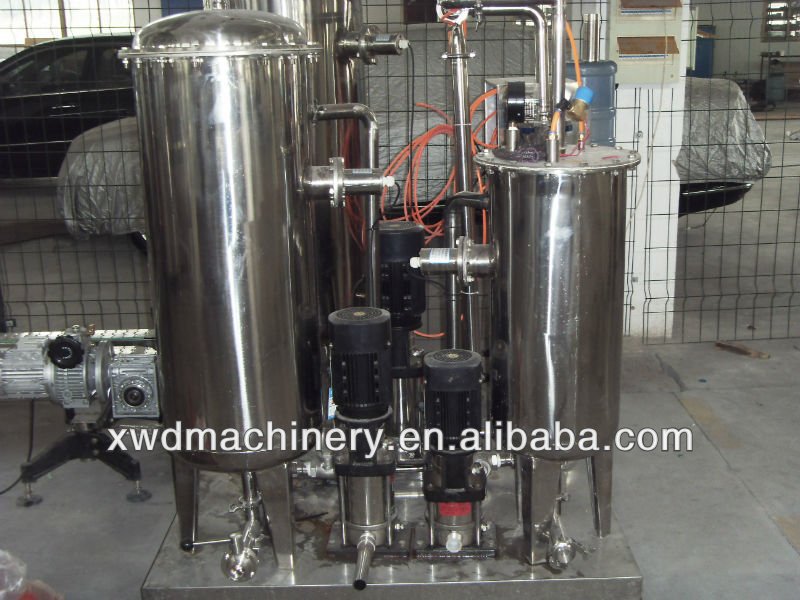 QHS-1500 drink mixer machine with high automation for carbonated drink/fruit juice
