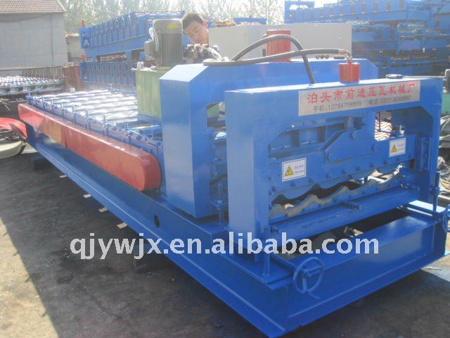 QJ Automatic cnc 880 glazed Tile metal folding machines