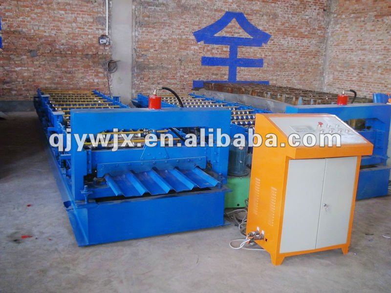 QJ Automatic Iron/GI Roofing Sheet Roll Forming Machine