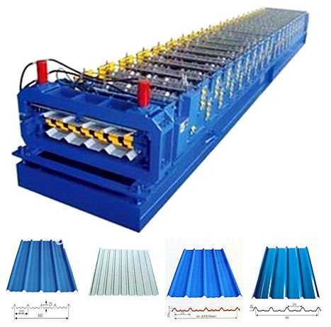 QJ FORWARD Double Layer Roof Panel Roll Forming Machine