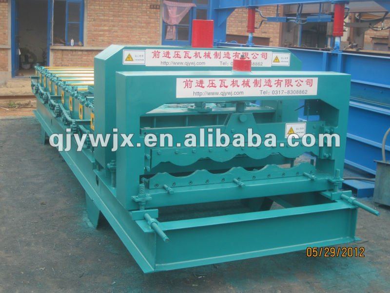 QJ Galvanized Glazed Tile Roofing Roll Forming Machine