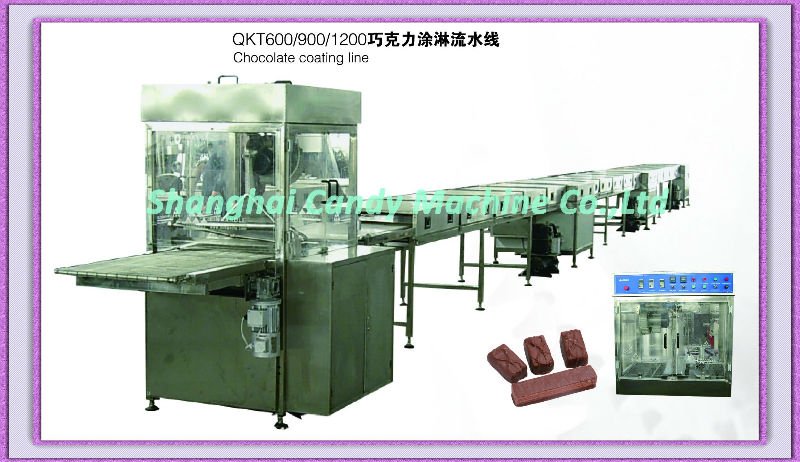 QKT chocolate enrobing machine