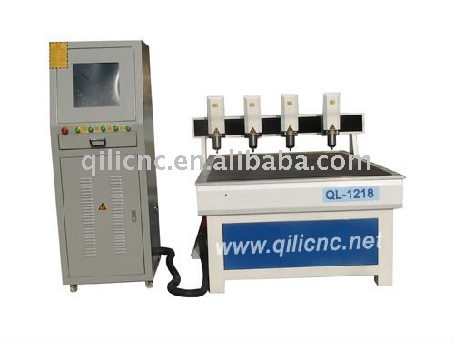 QL-1218 Four axis wood cnc router kit fo antique furniture