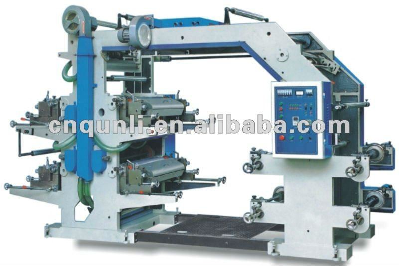 QL- 4 color High speed Flexographic printing machine