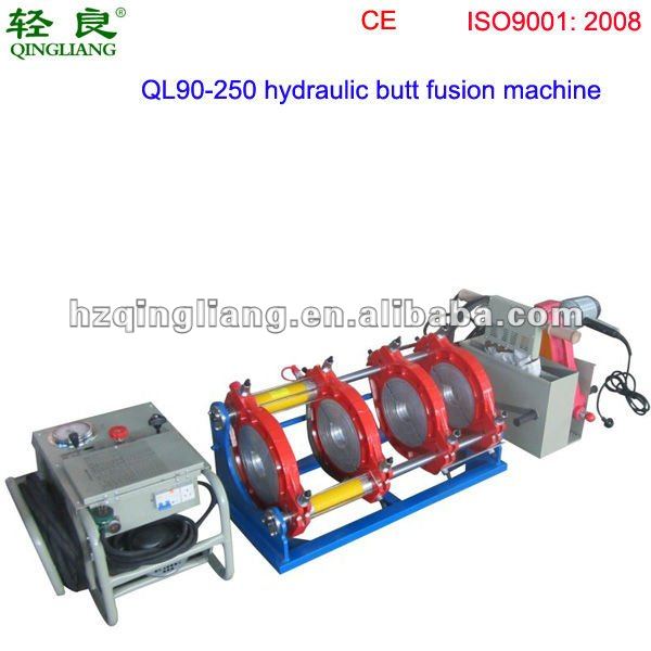 QL90-250 hydraulic plastic pipe butt welding machine